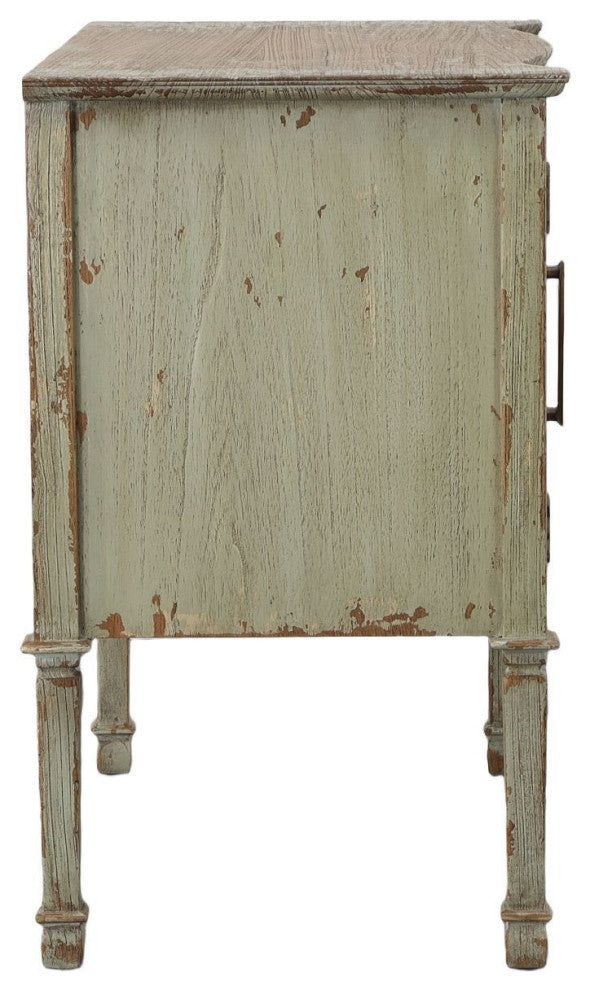 Willow 36" Distressed 2-Door Sideboard, Gray