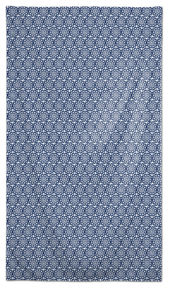 Radial Shibori Pattern 58x102 Tablecloth