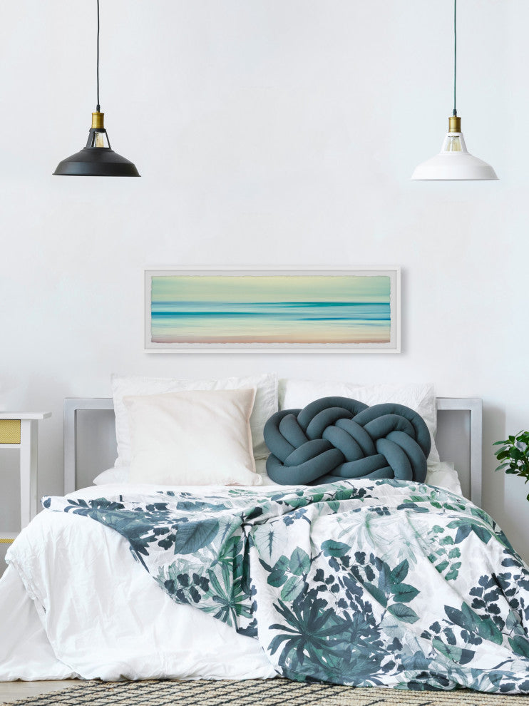 "Smooth Seas" Framed Painting Print, 45x15