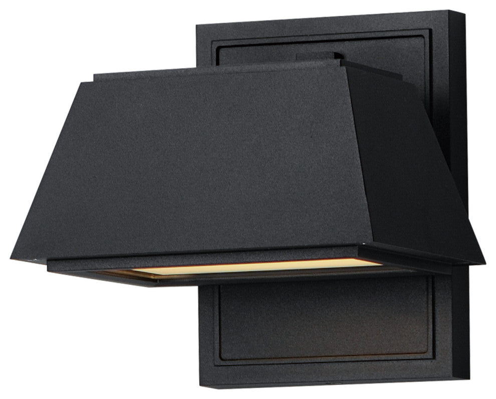 Maxim 52129 Mansard 6" Tall LED Outdoor Wall Sconce - Black