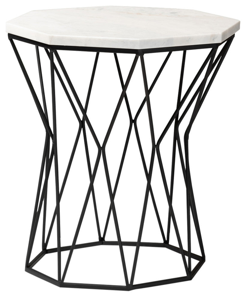 Arlen Contemporary End Table, Black
