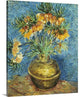 "Crown Imperial Fritillaries in a Copper Vase, 1886" Wrapped Canvas Art Print