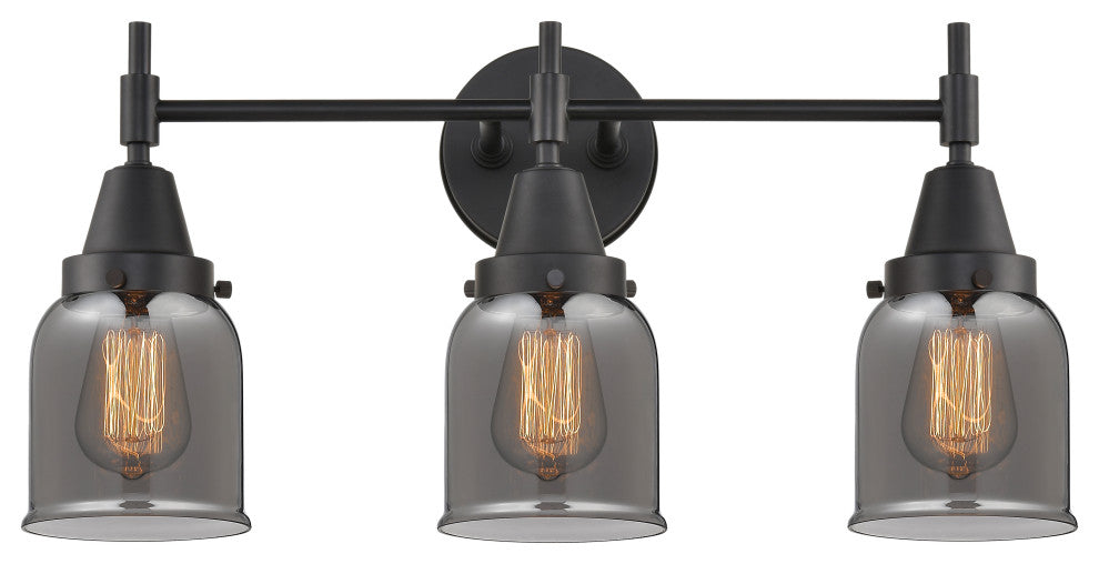 INNOVATIONS LIGHTING 447-3W-BK-G53-LED Caden 3 Light 26 inch Bath Vanity Light