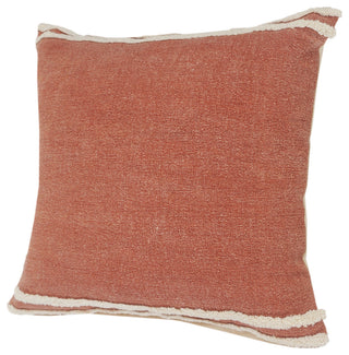 Soft Striped Cinnamon Throw Pillow, 20" X 20"