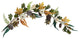 4' White Pumpkin, Pinecones and Berries Artificial Autumn Garland