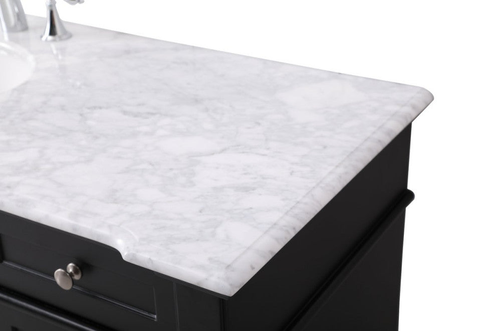 Weston Single Bathroom Vanity Set, Black, 60