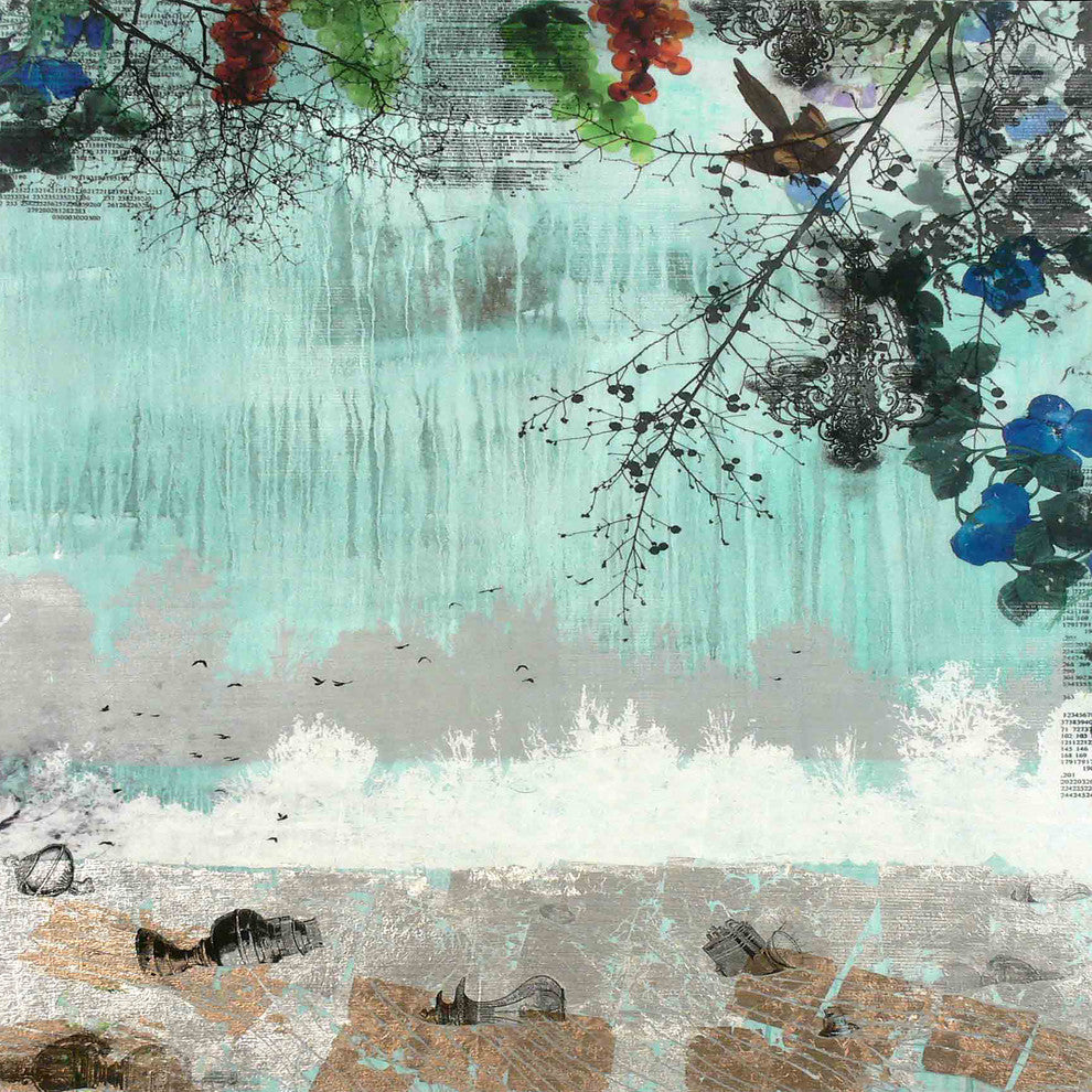 "Lost River" Painting Print on Canvas by Tracy Silva Barbosa