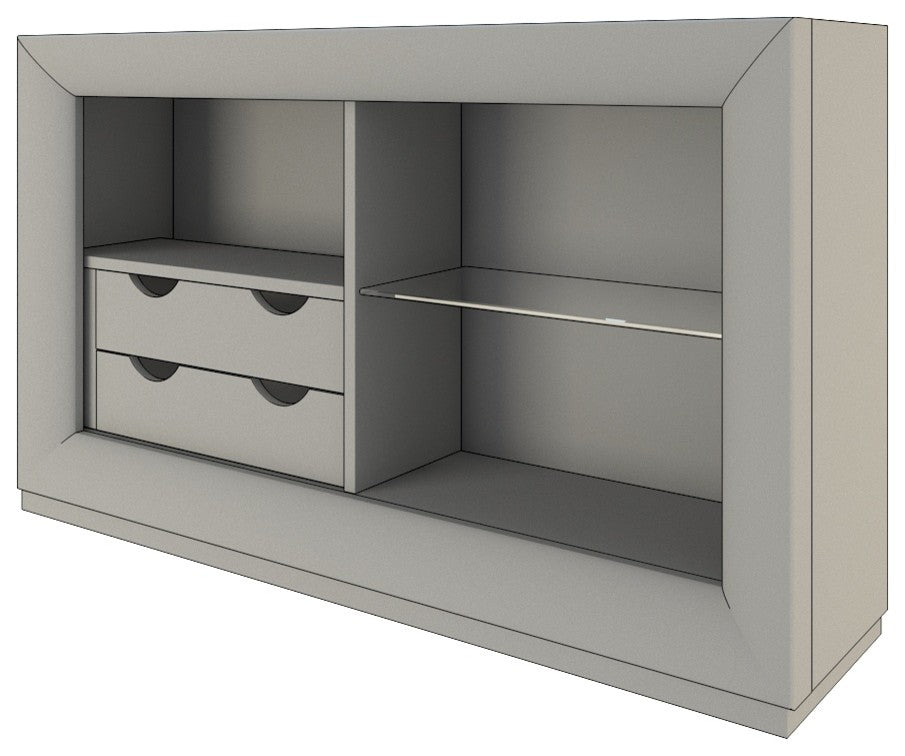 Saphire A07 Sideboard, Matt, With Drawers