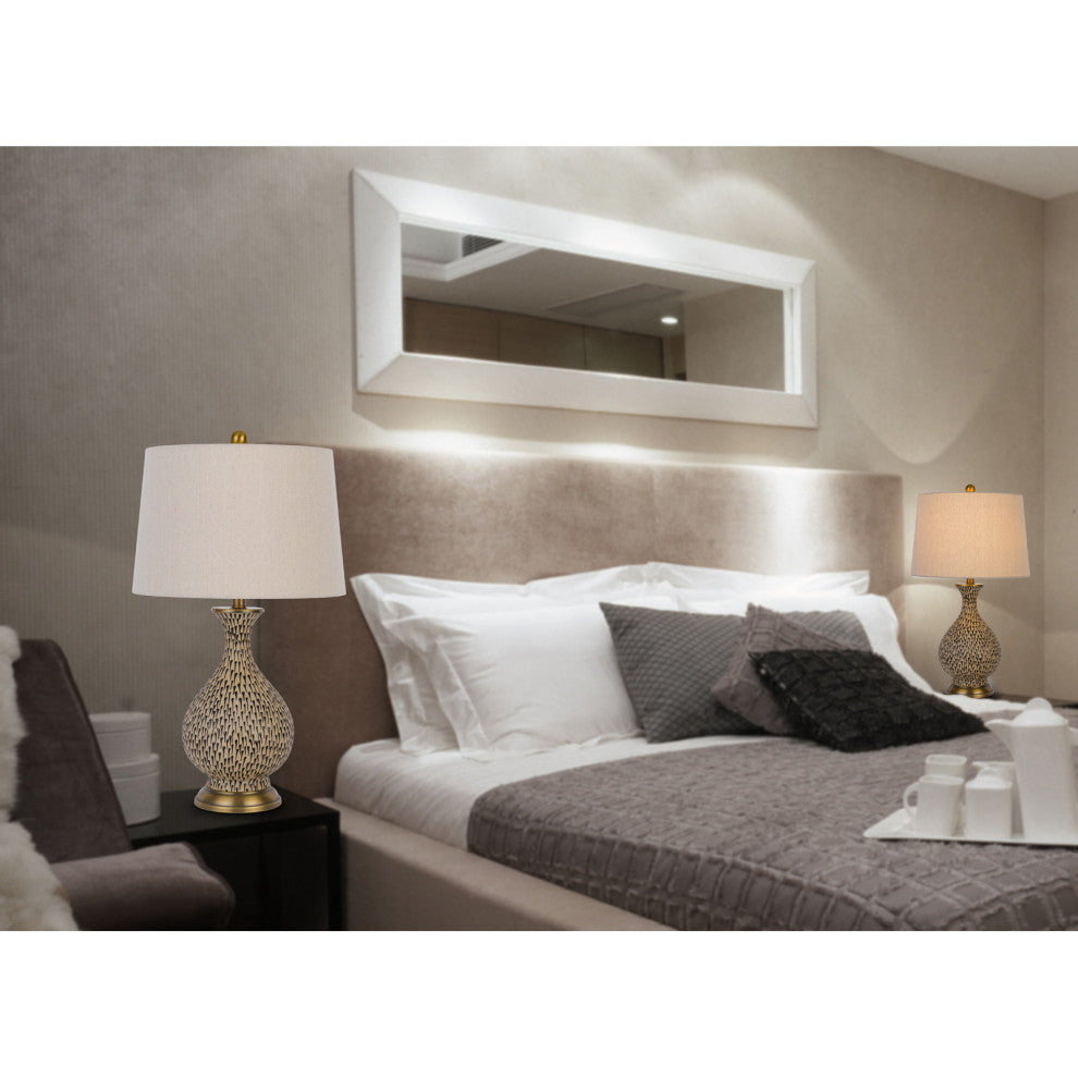 Orivesi 26" Height Terra Cotta Ceramic Table Lamp
