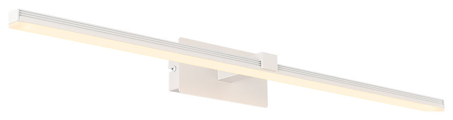 Bathroom LED Vanity Light, White, 23.8"