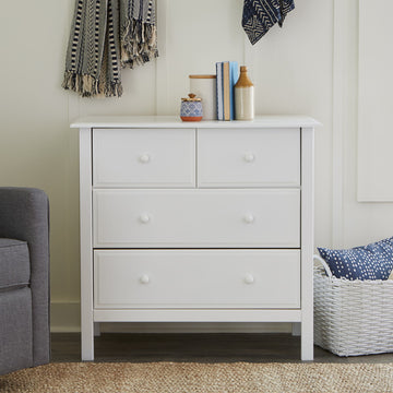 DaVinci Autumn 4-Drawer Changer Dresser, White