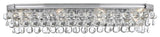 Crystorama Calypso 8 Light Bathroom/Vanity Light, Polished Chrome