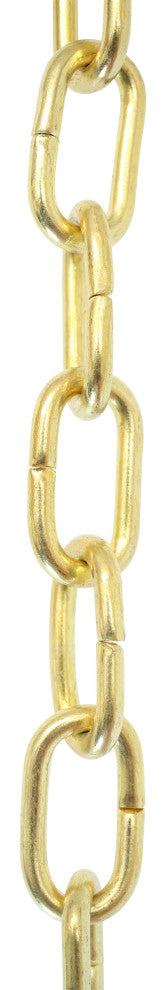 RCH Hardware Brass Standard Link Chandelier Chain, 3', Acid Dipped, U47