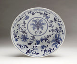 14" Blue and White Bowl