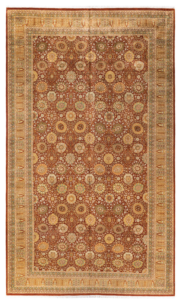 Mogul, One-of-a-Kind Hand-Knotted Area Rug Orange, 8' 1" x 13' 10"