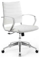 Jive Mid Back Office Chair - White