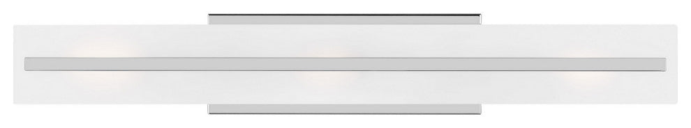 Dex LED Bath Wall Sconce, Chrome