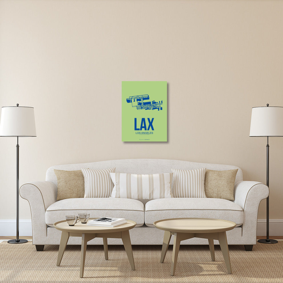 "LAX Los Angeles Poster 1" Fine Art Print