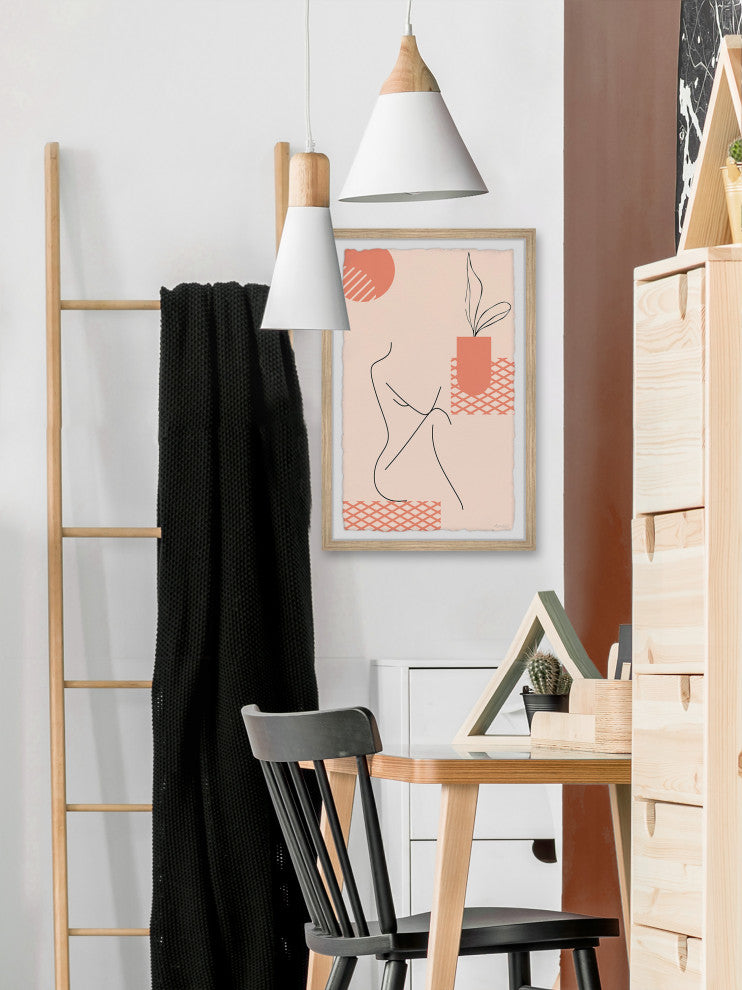 "Bare and Leafless" Framed Painting Print, 8x12