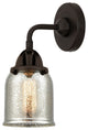 Small Bell Sconce, Oil Rubbed Bronze, Silver Plated Mercury