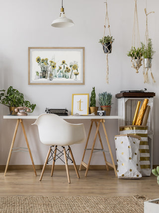 "Flowers in Spring" Framed Painting Print, 36x24