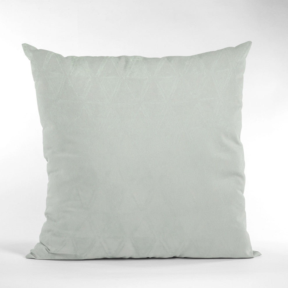 Silver Stars Velvet With Foil Printing Luxury Throw Pillow, Double sided 26"x26"