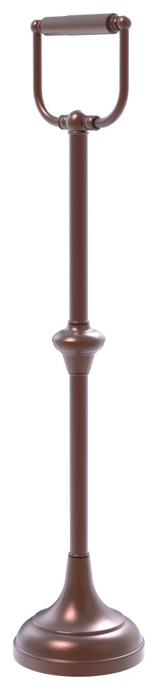 Free Standing Toilet Tissue Holder, Antique Copper