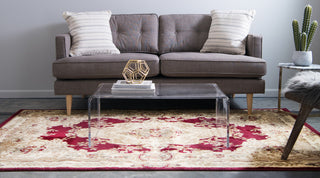 Unique Loom Red Leon Versailles 4' 0 x 6' 0 Area Rug
