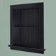 14x18 Aiden Wall Niche, Black Beadboard Back