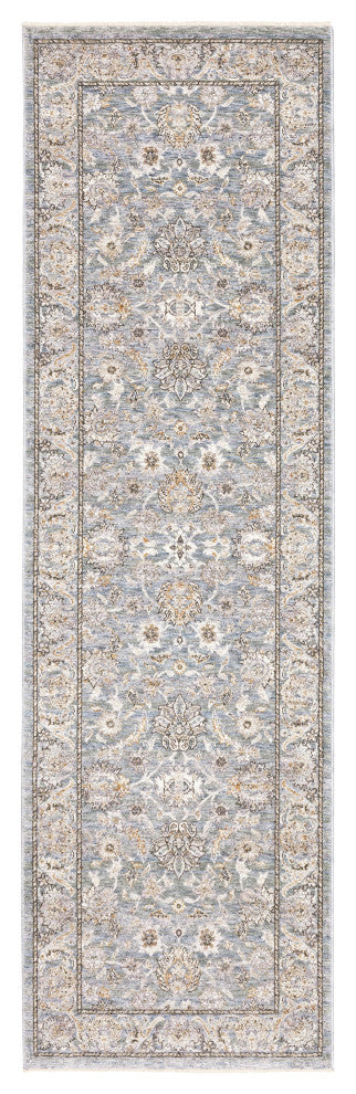 Oriental Weavers Sphinx Maharaja 070E1 Traditional Rug, Blue, Ivory 7'10"x7'10"