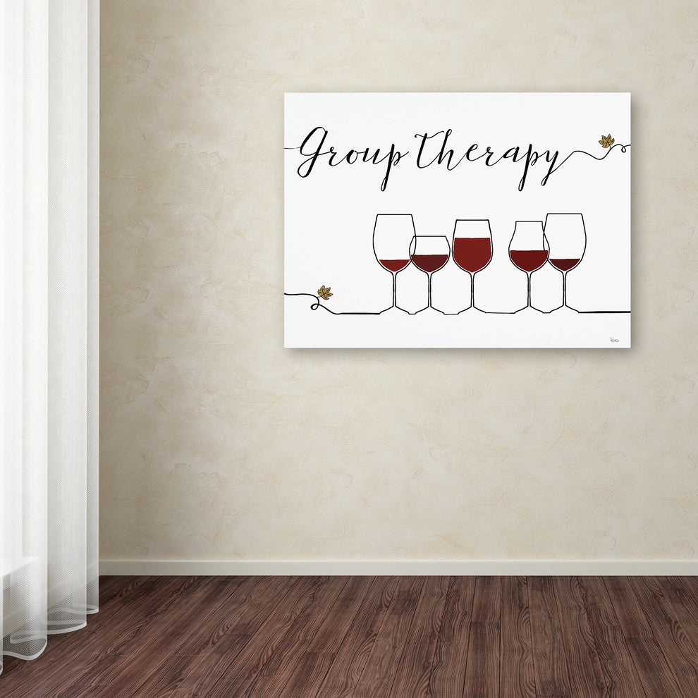 Veronique Charron 'Underlined Wine IX' Canvas Art, 32x24