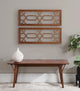 Elbridge Wall Art Plaque, Brown 12x32