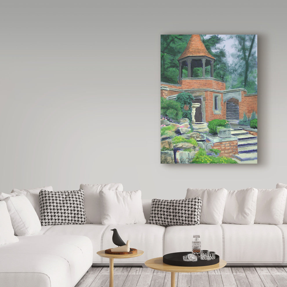 Rusty Frentner 'Brick Building' Canvas Art, 24"x18"