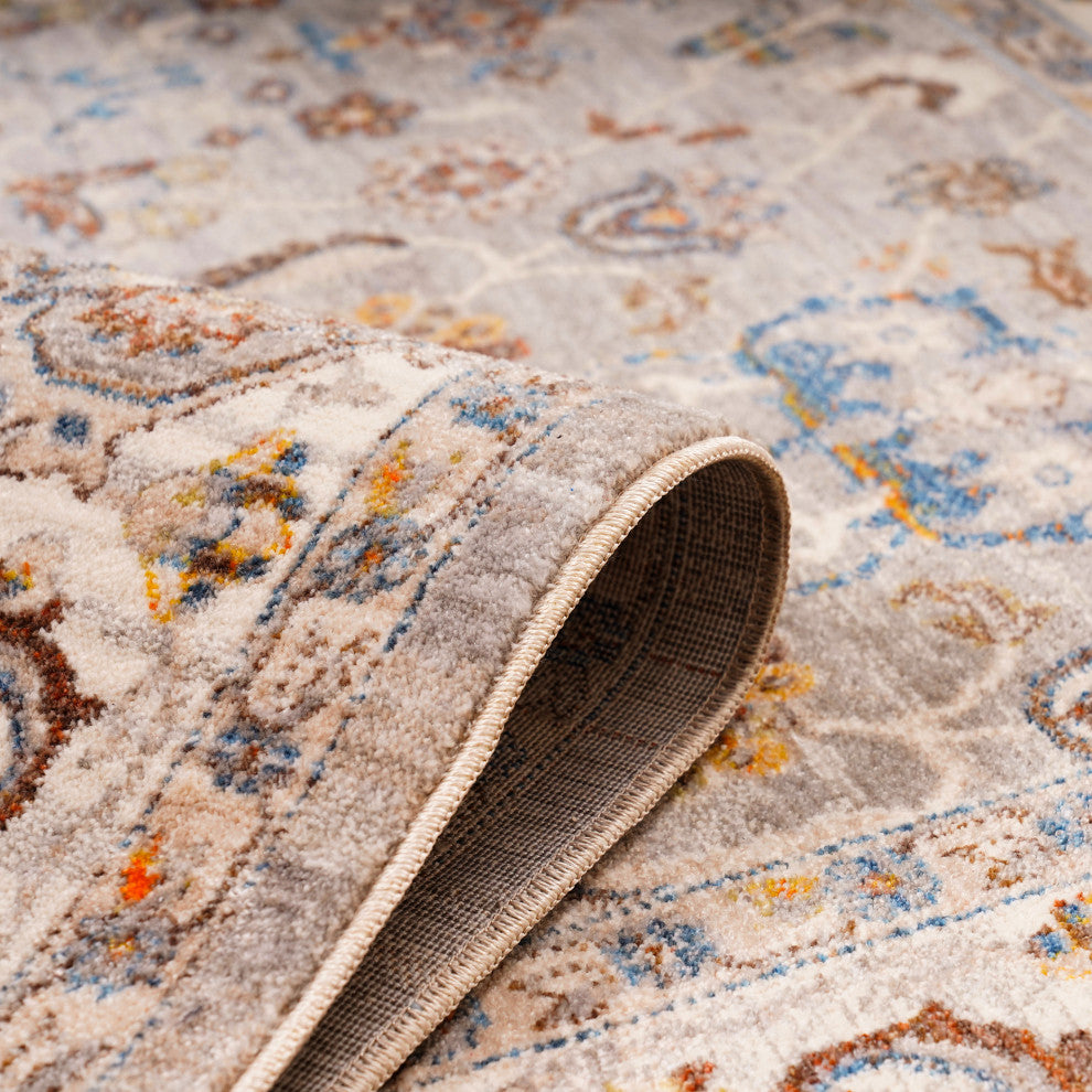 Arcadia Nuulyn Runner, Gray, 2'7" x 10', Oriental