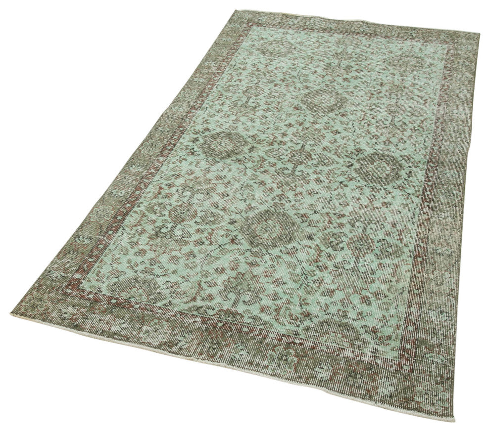 Rug N Carpet - Handwoven Anatolian 3' 7" x 6' 7" Antique Small Area Rug