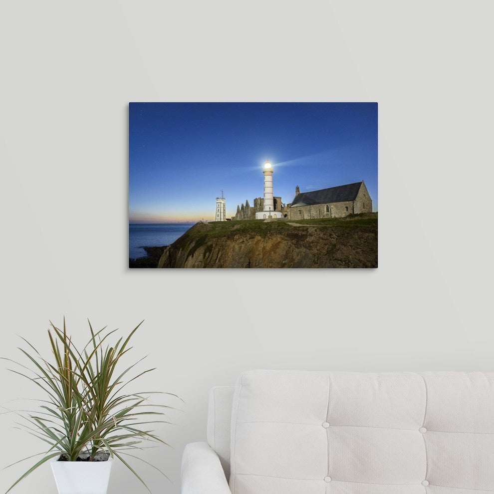 "Bretagne, Saint Mathieu II" Wrapped Canvas Art Print, 24"x16"x1.5"