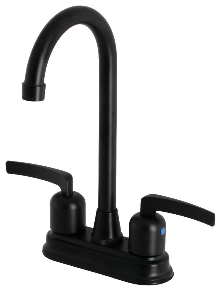 Kingston Brass KB8490EFL Centurion Bar Faucet, Matte Black