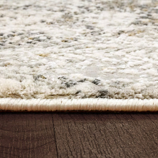 Quartz Ivory and Gray Area Rug, 3.11'x5.7'