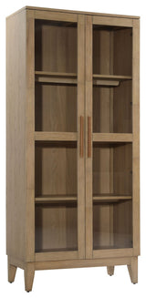 Megan 78" Tall 2-Door Cabinet, Natural