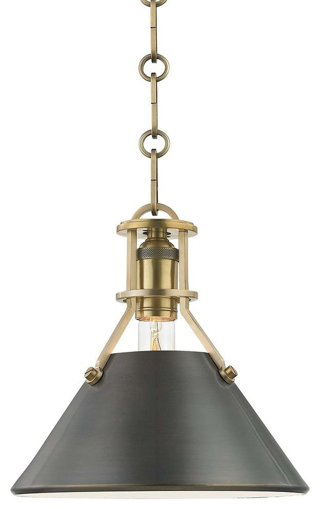 Metal No.2 Small Pendant, Antique Distressed Bronze