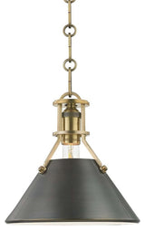 Metal No.2 Small Pendant, Antique Distressed Bronze