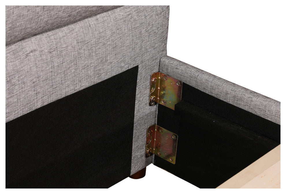 Takio King Bed Light Grey