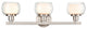 Innovations 330-3W-SN-CLW 3-Light Bath Vanity Light, Satin Nickel