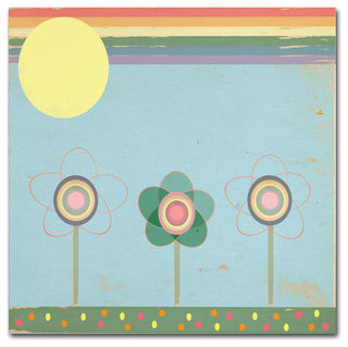 Tammy Kushnir 'Wildflowers In The Sun' Canvas Art, 18" x 18"