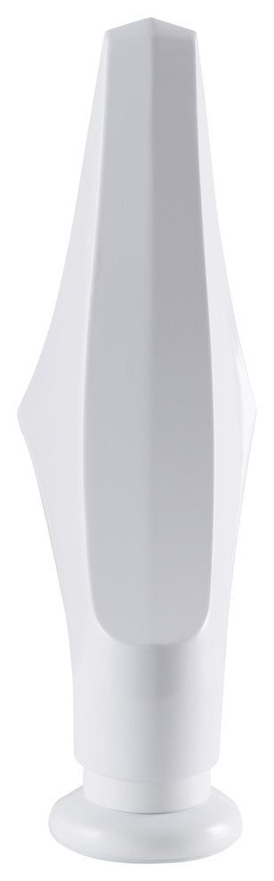 70" White Clawfoot Tub and Tray, White Feet, Chrome Internal Drain