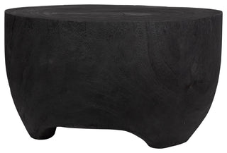 Uttermost 22947 Elevate 24" Diameter Wood Table - Black