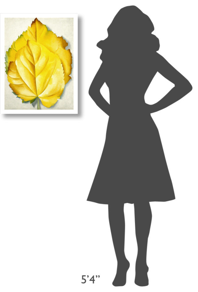 "2 Yellow Leaves (Yellow Leaves), 1928" Print by Georgia O'Keeffe, 19"x24"