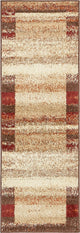 Unique Loom Beige Autumn Maple 2'' 0 x 6'' 0 Runner Rug