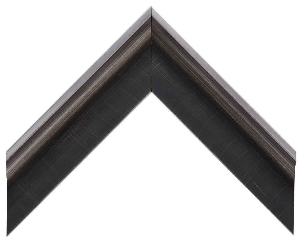 Warren Framed Wall Mirror, Charcoal, 28"x24"