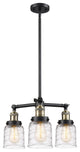 INNOVATIONS 207-BAB-G513-LED 3-Light Chandelier Black Antique Brass